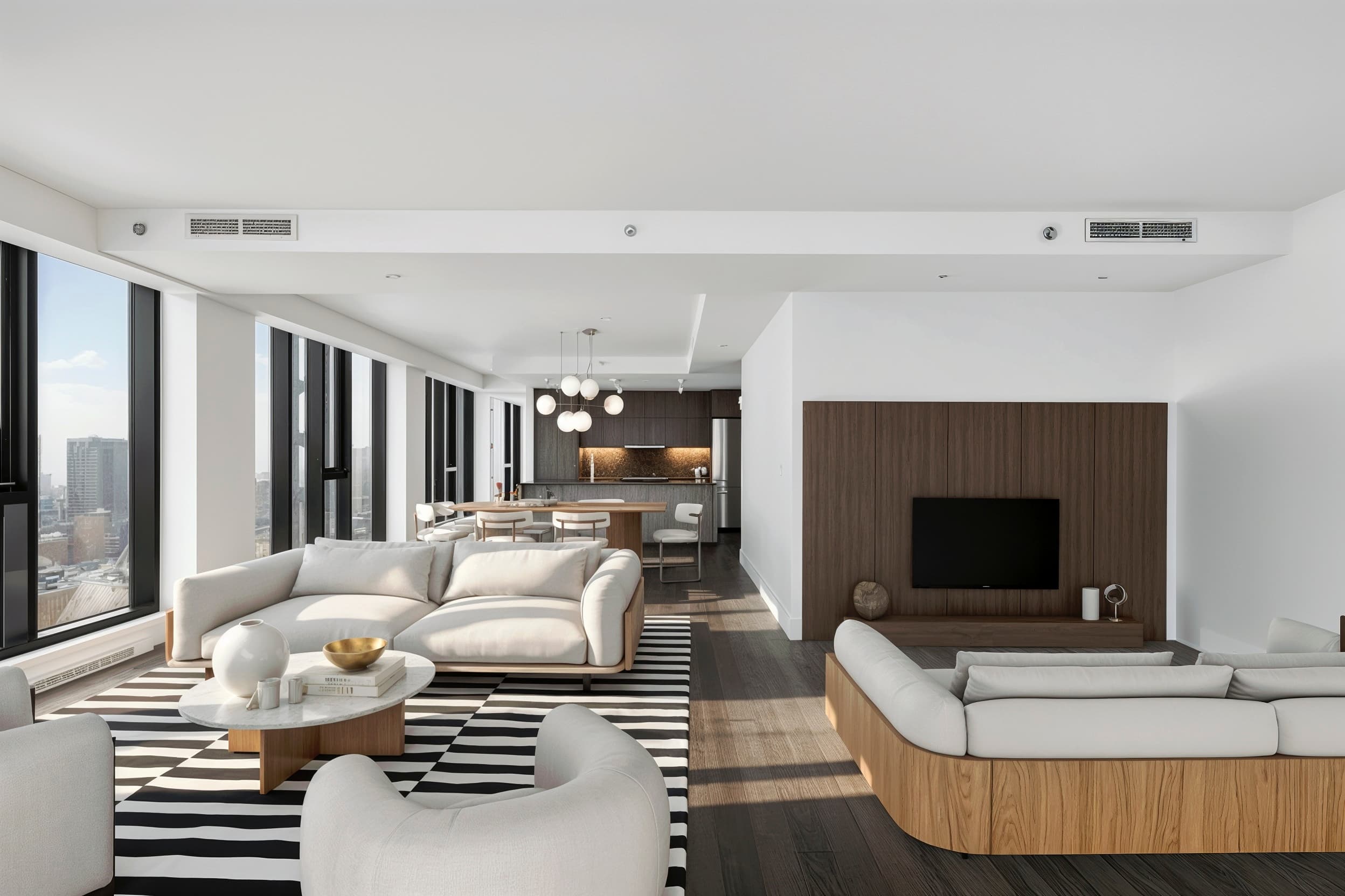 MAA Three-Corner Unit with Downtown Views